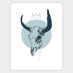 Bull skull Magnet